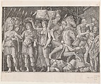 Trajan Between City of Victory and Rome, from "Speculum Romanae Magnificentiae", Anonymous, Italian, 16th century Italian, Engraving