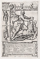 Statue of Mithras, from "Speculum Romanae Magnificentiae", Anonymous, Etching