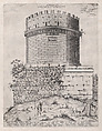 Sepulchre of Metella, from "Speculum Romanae Magnificentiae", Anonymous, Engraving