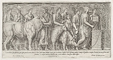 Sacrifice on the Campus Martius, from "Speculum Romanae Magnificentiae", Anonymous, Engraving