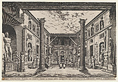 Della Valle Museum, from "Speculum Romanae Magnificentiae", Maarten van Heemskerck Netherlandish, Engraving