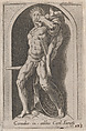 Comodus (Comodus in aedibus Card. Farnesij), from "Speculum Romanae Magnificentiae", Anonymous, Engraving