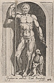 Jupiter (Jupiter in aedibus Card. Burghesij), from "Speculum Romanae Magnificentiae", Anonymous, Engraving