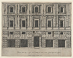 Stazzi Palace, from "Speculum Romanae Magnificentiae", Anonymous, Engraving