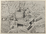Castello Sant' Angelo, from "Speculum Romanae Magnificentiae", Giulio de Musi Italian, Engraving and etching