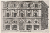 Alberini Palace, from "Speculum Romanae Magnificentiae", Anonymous, Engraving