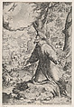 Saint Francis Receiving the Stigmata, Camillo Procaccini Italian, Engraving