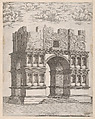 Temple of Janus, from "Speculum Romanae Magnificentiae", Anonymous, Engraving