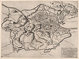 View of Rome from the East, from "Speculum Romanae Magnificentiae", Nicolas Beatrizet French, Engraving