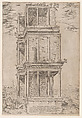 The Septizodium, from "Speculum Romanae Magnificentiae", Anonymous, Etching and engraving