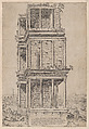 The Septizodium, from "Speculum Romanae Magnificentiae", Anonymous, Etching and engraving