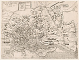 Plan of Ancient Rome, from "Speculum Romanae Magnificentiae", Pirro Ligorio  Italian, Engraving