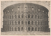 The Colosseum, from "Speculum Romanae Magnificentiae", Anonymous, Engraving