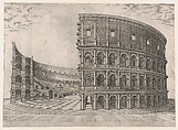 Interior and Exterior of the Colosseum, from "Speculum Romanae Magnificentiae", Anonymous, Engraving