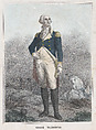 George Washington, Anonymous, French, 19th century French, Hand-colored lithograph
