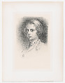 Self-portrait, aged 21, Sir William Blake Richmond British, Etching on chine collé
