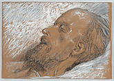 Manet on His Deathbed, Pierre-Ernest Prins French, Pastel