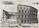 Amphiteathrum Castrense, from "Speculum Romanae Magnificentiae", Anonymous, Engraving