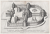 Baths of Agrippa, from "Speculum Romanae Magnificentiae", Anonymous, Engraving