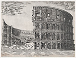 The Colosseum, from "Speculum Romanae Magnificentiae", Giovanni Ambrogio Brambilla Italian, Etching and engraving