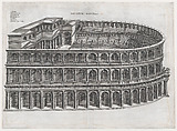Theater of Marcellus, from "Speculum Romanae Magnificentiae", Anonymous, Engraving