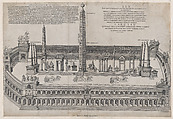 Circus Maximus, from "Speculum Romanae Magnificentiae", Nicolas Beatrizet French, Engraving