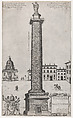 Column of Trajan, from "Speculum Romanae Magnificentiae", Nicolas Beatrizet French, Engraving