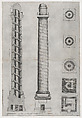 The Column of Trajan, from "Speculum Romanae Magnificentiae", Anonymous, Italian, 16th century Italian, Engraving