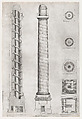 Column of Trajan, from "Speculum Romanae Magnificentiae", Anonymous, Engraving