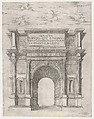 Arch of Titus, from "Speculum Romanae Magnificentiae", Anonymous, Engraving and etching