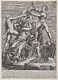 The Fate of Dirce, from "Speculum Romanae Magnificentiae", Georges Reverdy  French, Engraving
