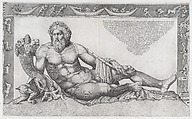 The Tiber, from "Speculum Romanae Magnificentiae", Nicolas Beatrizet  French, Engraving; first state of two