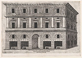 Alberini Palace, from "Speculum Romanae Magnificentiae", Anonymous, Engraving