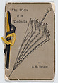The Woes of an Umbrella, Adelaide Maria Burgess  British (?), Book: card cover printed with color lithography