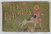 Pets and Playmates, Saalfield Publishing Company (American, 1899–1977), Commercial color printing on muslin
