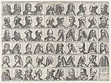 Portraits of Roman Jurisconsults, from "Speculum Romanae Magnificentiae", Anonymous, Engraving