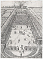 Marriage of Annibale Altemps and Ortensia Borromeo, Rome, March 5, 1565, from "Speculum Romanae Magnificentiae", Etienne DuPérac  French, Engraving