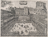 Vatican Tournament, from "Speculum Romanae Magnificentiae", Master HCB, Etching