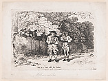 Scene in a Farce called The Quaker, Thomas Rowlandson British, Etching
