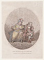 The Duenna & Little Isaac, William Paulet Carey Irish, Colored stipple engraving