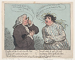 The Incurable, Thomas Rowlandson  British, Hand-colored etching