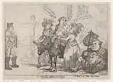 The Departure, Thomas Rowlandson  British, Etching; undescribed early state