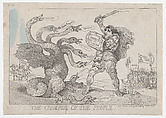 The Champion of the People, Thomas Rowlandson  British, Etching