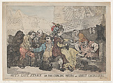 Wit's Last Stake, or the Cobbling Voters and Abject Canvassers, Thomas Rowlandson  British, Hand-colored etching