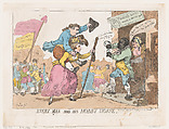 Every Man Has His Hobby Horse, Thomas Rowlandson  British, Hand-colored etching