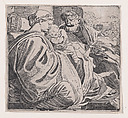 The Holy Family Resting, Willem Pietersz Buytewech  Dutch, Etching; second state of two