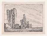 Het Huys te Kleef bij Haarlem, from Verscheyden Landtschapjes (Various Little Landscapes), Plate 3, Willem Pietersz Buytewech  Dutch, Etching; Begemann's second state of three