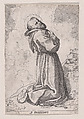 St. Francis, Willem Pietersz Buytewech  Dutch, Etching with engraving; second state of two (with the number and Visscher's address scraped away)
