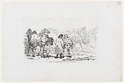 Drayhorses, Draymen & Malsters, from The Rhedarium, or, A New Book of Horses and Carriages, Thomas Rowlandson  British, Etching