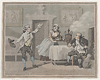 Manager & Spouter, Thomas Rowlandson  British, Hand-colored etching, stipple and aquatint